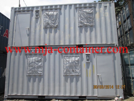 READY STOCK UNIT OFFICE CONTAINER STANDARD 20 FEET ready stock office container 2